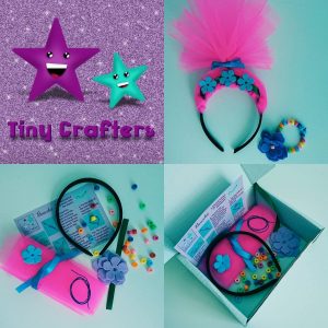 Pink Troll Headband Craft Box